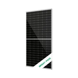 Buon prezzo solare PV modulo 560w pannello solare ad alta potenza Mono celle 144 pannello monocristallino per il sistema energetico