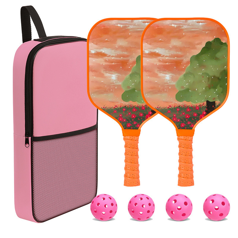 Good Quality Wholesale Fiberglass Pickleball Lightweight Simple Fashionable Style Sports Equipment