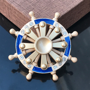 Nuevo DISEÑO DE TIMÓN Metal <span class=keywords><strong>Fidget</strong></span> Spinners Juguetes Doble capa Dedo Aleación de zinc Colorido Mano <span class=keywords><strong>Spinner</strong></span> Metal Mano <span class=keywords><strong>Fidget</strong></span> <span class=keywords><strong>Spinner</strong></span> - Product Image 3