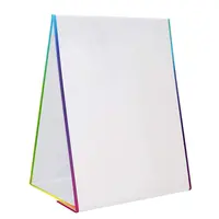 Amazon manyetik tahta çift taraflı kuru silme beyaz tahta çizim şövale kurulu küçük katlanır beyaz tahta