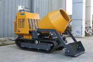 Mesin Pengaduk Semen Mini Crawler Tracked Dumper, Mesin Pencampur Mortar, <span class=keywords><strong>Mixer</strong></span> Semen dengan Harga Pabrik - Product Image 2