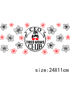 Letop 1ชิ้นกีฬาแมวสุนัขแม่ต้องการกาแฟคลับของแม่ทำด้วยแก้วเหล้าแบบ DIY ขนาด16ออนซ์ถ้วยถ้วยสามารถกันน้ำได้รูปลอกสำหรับสุนัขแม่ - Product Image 4