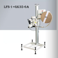 Machine à coudre de sac tissé pp automatique LFS avec machine à plier et convoyeur