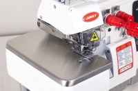 Machine à coudre surjeteuse industrielle informatisée à double aiguille JUKKY JK747DX à entraînement direct haute vitesse – Meilleure vente