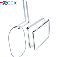 Barre d'espacement en aluminium pour verre double vitrage, couleur champagne, pour fenêtre coulissante en aluminium
