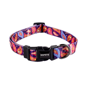 Collier pour chien personnalisé imprimé en couleur avec laisse, collier pour animal de compagnie sur mesure - Product Image 5