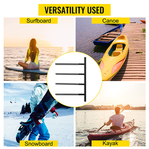 Support mural <span class=keywords><strong>vertical</strong></span> pour <span class=keywords><strong>planche</strong></span> à pagaie JH-Mech, 4 tiges, 31 pouces, confortable, avec structure en acier - Product Image 4