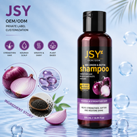 Sampo Biotin JSY Red Onion 500ml, Memperkuat, Menutrisi Kulit Kepala, Rambut Halus Berkilau, Berbahan Dasar Tumbuhan, Label Pribadi OEM ODM Perawatan Rambut