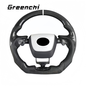 Para el nuevo volante de fibra de carbono deportivo de fondo plano Crown Highlander <span class=keywords><strong>Sienna</strong></span> Gravia de Toyota, actualización y personalización - Product Image 5