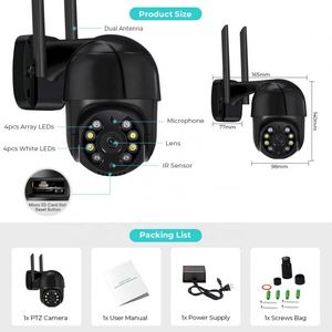 Caméra de vidéosurveillance Tappo <span class=keywords><strong>Tlink</strong></span> Wihi Cp Plus tour pas cher 1080P numéro de plaque à distance prix Yoosee rue Moator importation 50 support de Zoom - Product Image 6
