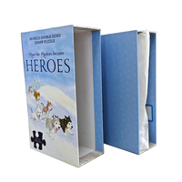 Puzzles classiques personnalisés de 100 pièces dans une boîte en forme de livre