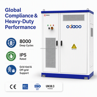 Système de Stockage d'Énergie (ESS) Tout-en-un Refroidi par Liquide 125kW 261kWh, Batterie LFP 832V 314Ah, Prise en Charge du Réseau Hybride CAN pour Stockage Solaire Commercial