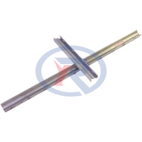 Poste de Acero Galvanizado con Perfil en Z de 210 cm, Ecológico y Fácil de Montar, para Cercas de Huertos y Ganado
