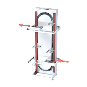 CE-kreisförmige vertikale kontinuierliche Förderer, die den Import und Export von Waren von unten nach oben anheben - Product Image 5