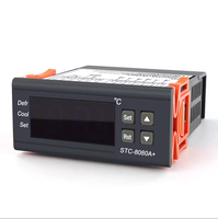 Contrôleur de température numérique STC-8080A+ avec écran LED, thermostat intelligent