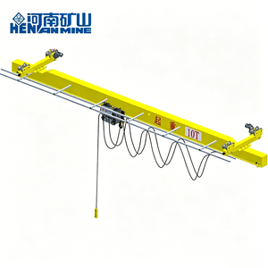Grúa <span class=keywords><strong>Puente</strong></span> Eléctrica Monoviga de 1, 2, <span class=keywords><strong>3</strong></span>, 5, 10 y 20 <span class=keywords><strong>Toneladas</strong></span> para Almacén - Product Image 5