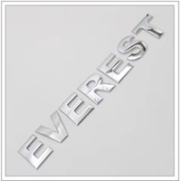 Emblema Deportivo 3D ABS para Capó de Auto, Letras Adhesivas para Everest/Ranger, Cromado, Rojo, Blanco, Negro Mate, Estilo Exterior