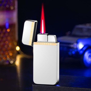 Briquet créatif coupe-vent à flamme nue, peinture froissée, briquet en métal pour extérieur, briquet <span class=keywords><strong>LED</strong></span> - Product Image 6