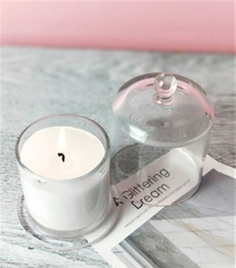 Bán Buôn Rõ Ràng Dome Nến Thủy Tinh Jar Chuông Hình <span class=keywords><strong>D</strong></span>ạng Rỗng Nến <span class=keywords><strong>Container</strong></span> Cho Hương Liệu Đá Nến Làm Đầy 3 Kích Cỡ - Product Image 5