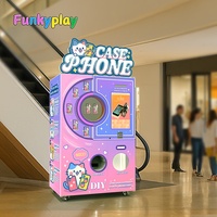 Funkyplay 3D impreso estación de tren caja del teléfono móvil máquina expendedora automática con función SDK