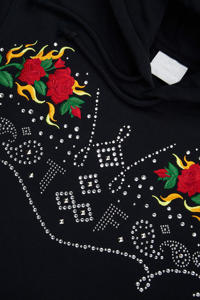 Sweats à capuche de luxe Grande qualité <span class=keywords><strong>Stranger</strong></span> Things Sweat à capuche pour jeunes Sweat à capuche brodé avec strass - Product Image 4