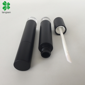 Sản Xuất Tại Trung Quốc Nhựa Vòng Matte Màu Đen <span class=keywords><strong>Lip</strong></span> <span class=keywords><strong>Gloss</strong></span> Container, 5Ml, 6Ml Đen <span class=keywords><strong>Lip</strong></span> <span class=keywords><strong>Gloss</strong></span> Ống Sinh Thái Thân Thiện - Product Image 5