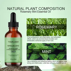 High Quality Hair Regrowth Strengthening Serum Hair Rosemary Essential Oil Rosemary Hair Care Oil