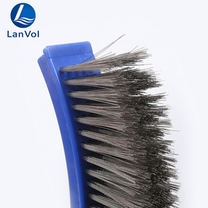 Cepillo para Piscina LanVol <span class=keywords><strong>de</strong></span> 18 Pulgadas, Resistente, <span class=keywords><strong>de</strong></span> Aluminio, con Cerdas <span class=keywords><strong>de</strong></span> Alambre <span class=keywords><strong>de</strong></span> Acero Inoxidable para Limpiar Algas - Product Image 6