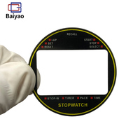 Film Overlay Grafis Tahan Air OEM Plastik PMMA/PC/PVC/PET, Panel Stopwatch, Stiker Label, Cangkang Layar Depan, Dapat Disesuaikan
