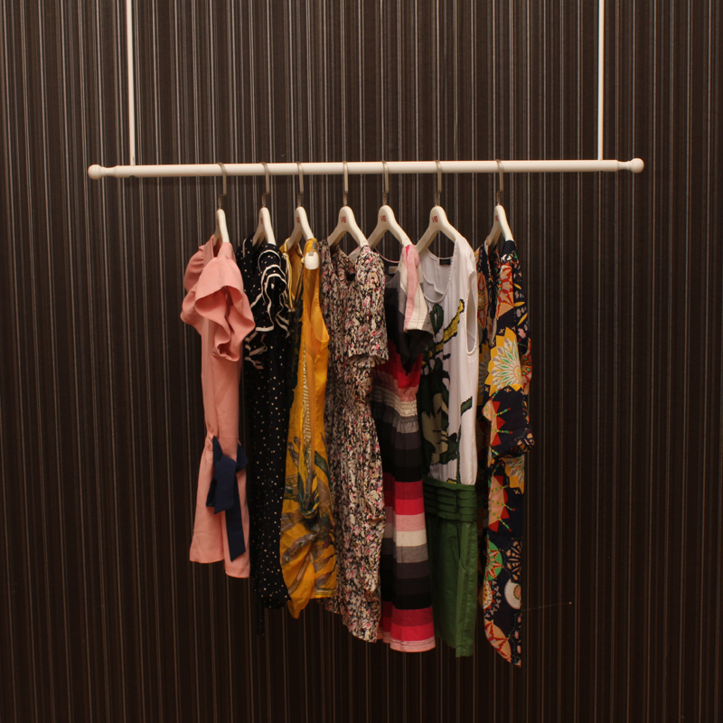 Customized Creative Design Wall Mounted Clothing Rack for Shop Display — view 5