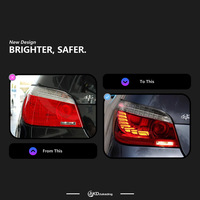 Feux arrière LED effet écailles de dragon pour E60 OLIVER, accessoires dynamiques 12V compatibles avec 523i 525i 530i