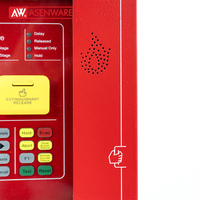 Panneau de commande d'alarme incendie Asenware LPCB AW-GEC2169 pour système de suppression de gaz FM200 CO2