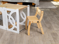 Tabouret pliant pour enfants 2-en-1 convertible en bois, chaise pliable pour cuisine et salle de bain, fournisseurs OEM/ODM