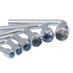 1pc Hexagonal L-shaped Screw Nut Wrench Sleeve Maintenance Tool 7mm 8mm 10mm 12mm <strong>13mm</strong> 14mm <strong>Spanner</strong> - Product Image 5
