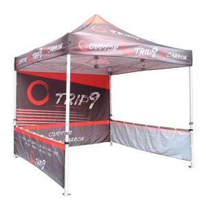 Carpa Plegable Portátil de Aluminio y Acero para Eventos, 10x10 pies (3x3 m), Tipo Gazebo, para Ferias Comerciales, Publicidad y Exhibiciones - Product Image 3