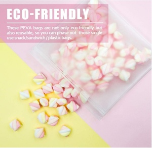 Reusable Bpa free ziplock bags custom food <b>plastic</b> <b>packaging</b> storage bag - Product Image 4