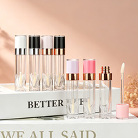 Conteneur cosmétique en plastique portable de petite taille, tubes à gloss à lèvres de 6 ml, flacons de rouge à lèvres liquide vides, vente en gros