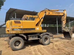 Maquinaria de Construcción de Segunda Mano, Excavadora de Ruedas Hyundai 150w-7 Usada, Excavadora de Ruedas de 15 Toneladas Hyundai 150w-7 - Product Image 4