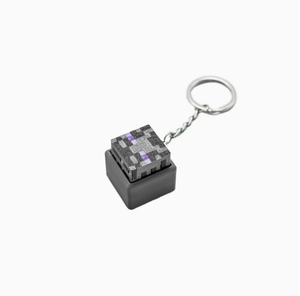 Portachiavi con pulsanti in PLA stampati in 3D, ciondolo per borsa, accessorio per tastiera, giocattolo antistress luminoso, logo personalizzato anime, regalo promozionale - Product Image 3