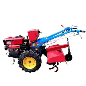 Tracteur agricole polyvalent à 2 roues, 15hp, 18hp, 20hp, mini tracteur agricole manuel à deux roues