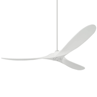Oman-ventilador de techo residencial de madera, 5 velocidades, sin ruido, Kdk, con Control remoto y hoja de madera, color blanco, Cfm