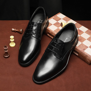 Chaussures de créateur de haute qualité, mocassins élégants en cuir véritable, chaussures de mariage formelles pour hommes - Product Image 6