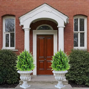 Árbol Topiario Artificial de Cedro, Planta Artificial de Alta Simulación para Decoración de Halloween y Navidad en Exteriores y Porche Delantero - Product Image 6