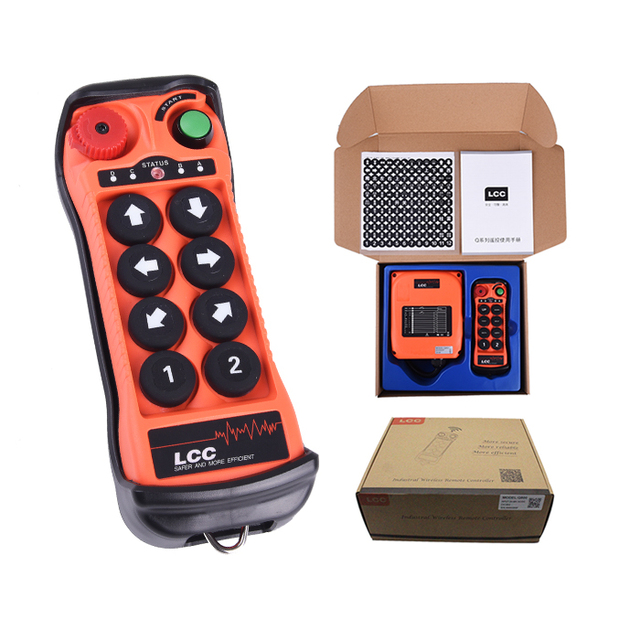 2024 New Product Q800 433mhz AC/DC 24-48v Crane Industrial Remote Control with Receiver