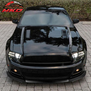 Protector de Parachoques Delantero Estilo Ikon para Ford Mustang 13-14, Sin Pintar, Negro, PP, Reemplazo de Protección de Valance Delantera - Product Image 2