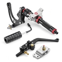 Service d'usinage CNC pour motos, pièces en aluminium personnalisées, frein, embrayage, repose-pieds, couvercle de moteur