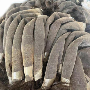 Yüksek kaliteli peruk ince saç parçası ön tek knot doğal görünümlü peruk erkekler için - Product Image 6