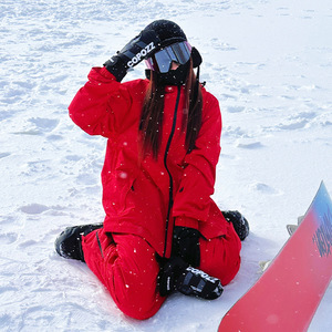 2025 invierno nuevo estilo mujer Freestyle traje de esquí Snowboard doble tabla a prueba de viento impermeable algodón cálido Pantalones - Product Image 1