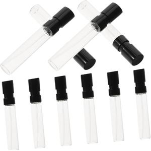 Luxury Fancy <b>Mini</b> Crimp 1.5ml 2ml Clear Glass Empty Vial <b>Sprays</b> <b>Bottle</b> Atomizer Perfume Sample <b>Bottles</b> Screen Printing - Product Image 4