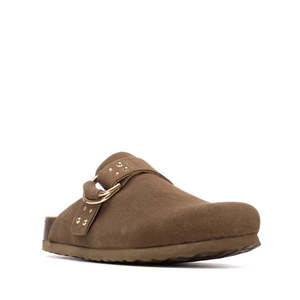 Sabots Donna Taupe 37 avec fermeture à boucle, confortables à porter - Product Image 2